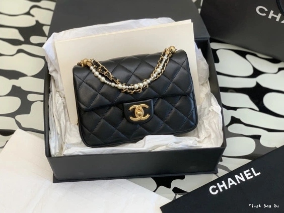First Bag Ru 20CM CHANEL BAG FLAP 0820